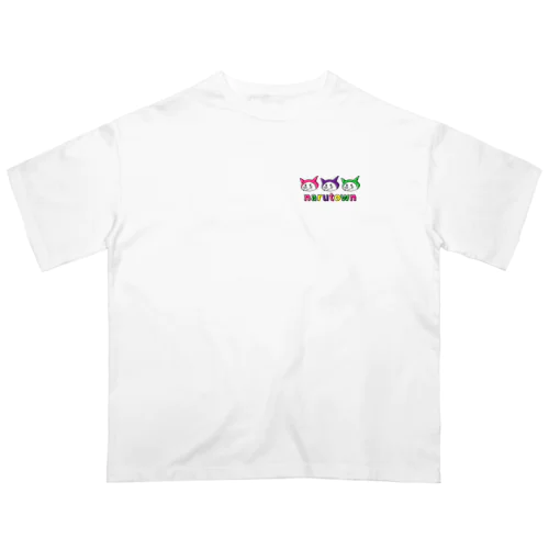 narutown  LOGO-CL-01 オーバーサイズTシャツ