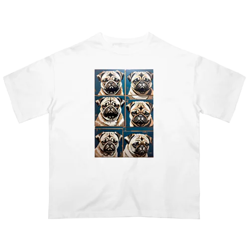 The Pug Spectrum オーバーサイズTシャツ