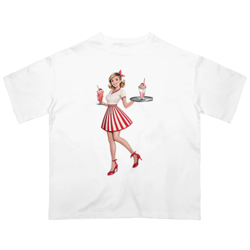 アメリカンダイナーcute オーバーサイズTシャツ