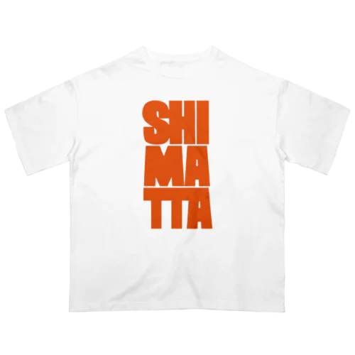 SHIMATTA orange オーバーサイズTシャツ