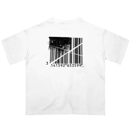 困ったバーコード Oversized T-Shirt