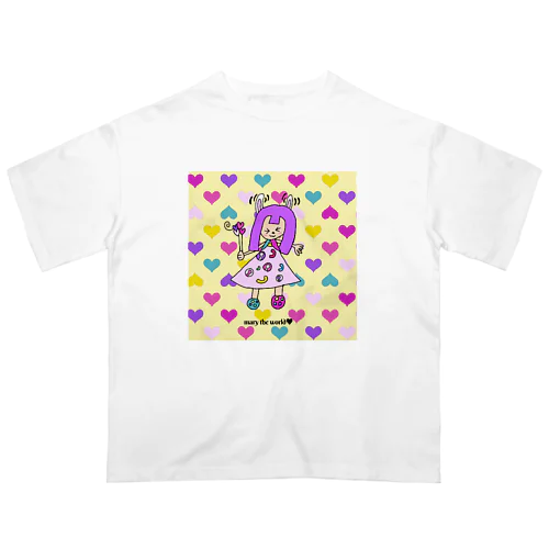 マリィ・ザ・ワールド うさぎ Oversized T-Shirt