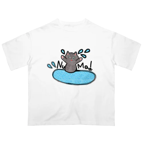 ヌマルネコ(沼るネコ) オーバーサイズTシャツ