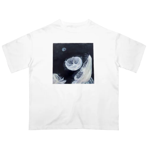 海月_クラゲ Oversized T-Shirt