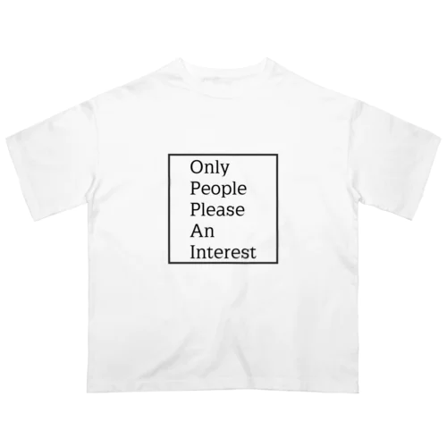 縦読みロゴグッズ Oversized T-Shirt