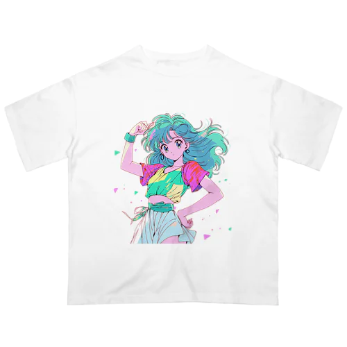 ニューレトロガール Oversized T-Shirt