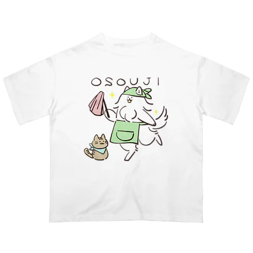 こよみを楽しむサモエド～OSOUJI～ Oversized T-Shirt
