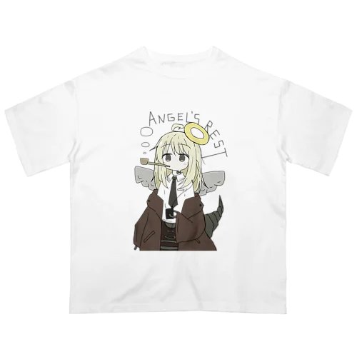 サボりロボ天使 オーバーサイズTシャツ