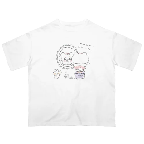 ぬりぬりぴとぴと〜♡ オーバーサイズTシャツ