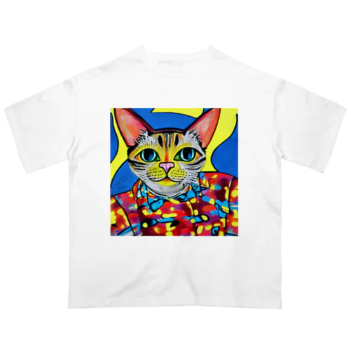 ファンキーcat オーバーサイズTシャツ