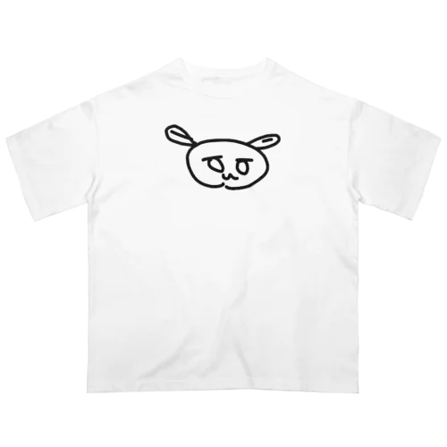 うさぎネコ オーバーサイズTシャツ