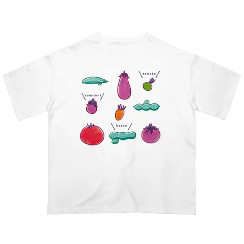 夏野菜さん オーバーサイズTシャツ