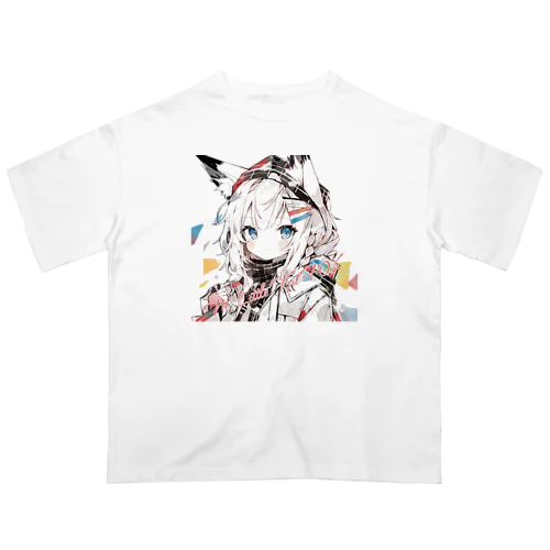 狐娘っ!! Tシャツ オーバーサイズTシャツ