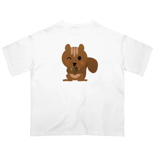 可愛いリスちゃん オーバーサイズTシャツ