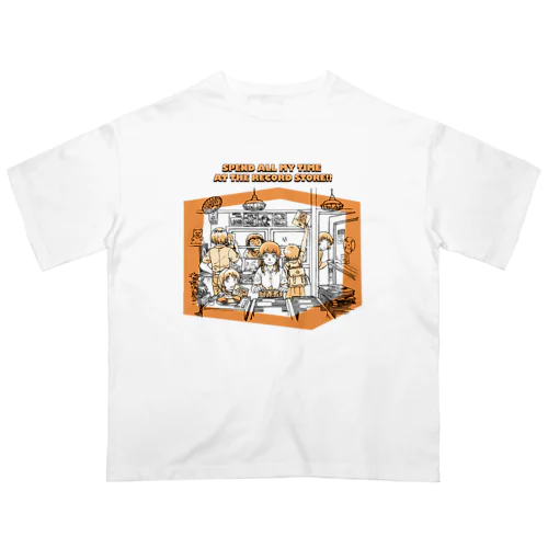 SPEND ALL MY TIME (ORANGE) オーバーサイズTシャツ