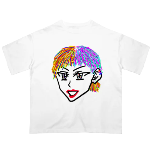 虹ガール 6 Oversized T-Shirt