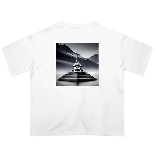 月のピラミッド オーバーサイズTシャツ