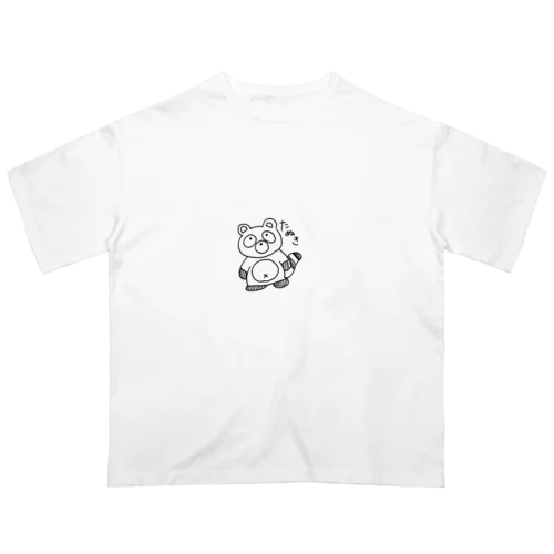 たぬきさん シリーズ オーバーサイズTシャツ