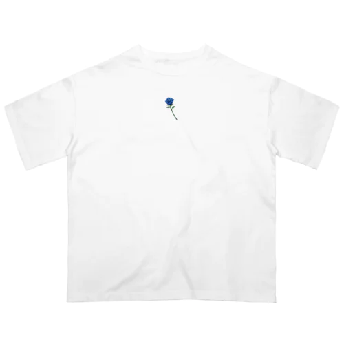 BlueRose (illustration by snowcat) Oversized T-Shirt