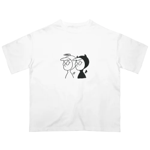 ゆるゆる天使と悪魔 オーバーサイズTシャツ