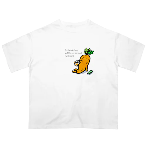 ひと仕事終えたニンジン オーバーサイズTシャツ