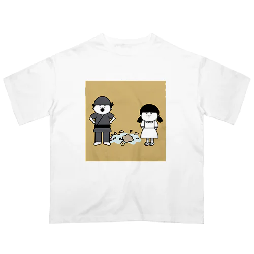 陶芸家deカモフラージュ Oversized T-Shirt