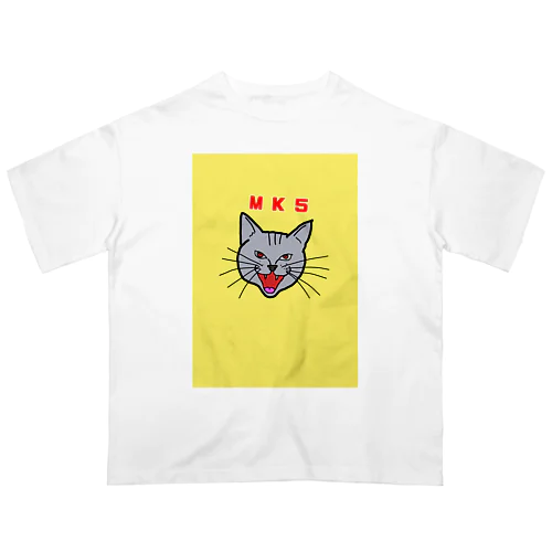 マジでキレる5秒前の猫 Oversized T-Shirt