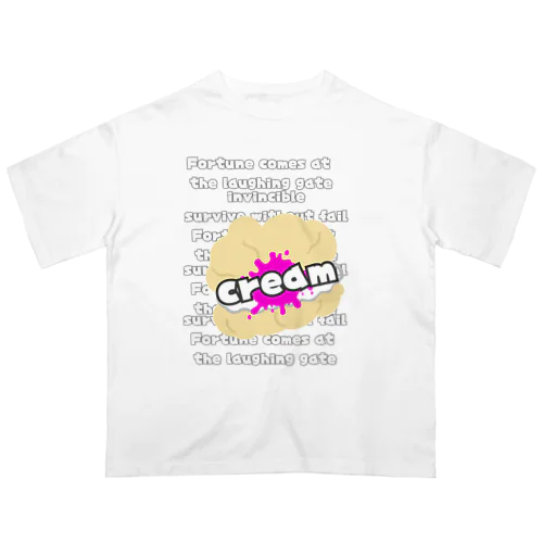 cream-f※※※- オーバーサイズTシャツ