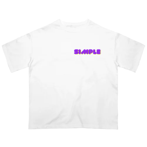 【公式】SIMPLE　ビックT オーバーサイズTシャツ