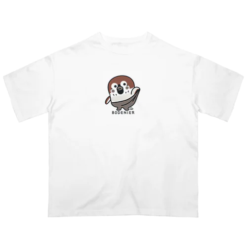 履いてる？ 80DENIER タイツを履いたスズメ Oversized T-Shirt