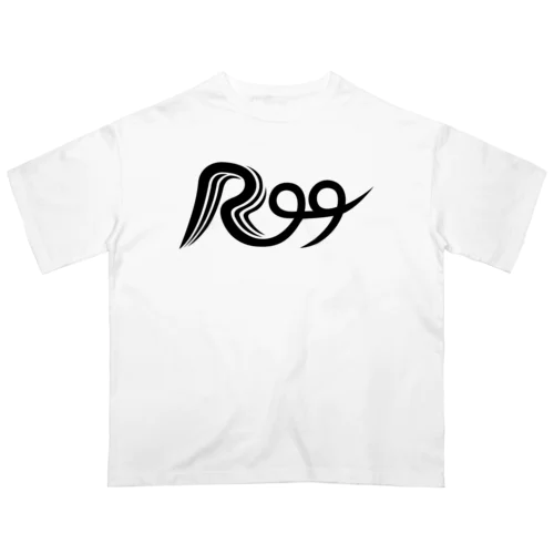 1周年記念！！デザインリノベのR-99ロゴグッズ Oversized T-Shirt