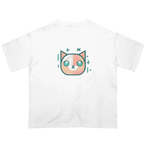 猫 cats6 オーバーサイズTシャツ