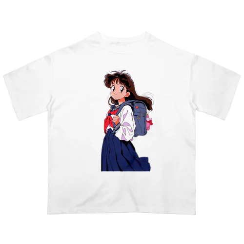 80-90'sレトロアニメ風 Oversized T-Shirt