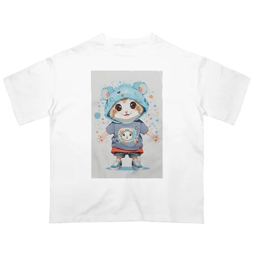 ハムちゃりcuteグッズ オーバーサイズTシャツ