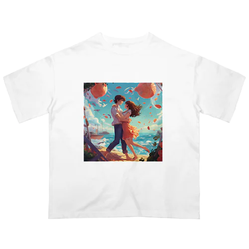 初夏、初恋の海 Oversized T-Shirt