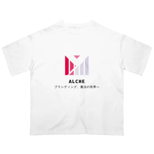 ALCHE会社ロゴ オーバーサイズTシャツ