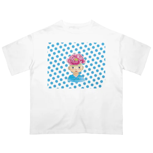 Botan light blue Dotto Oversized T-Shirt