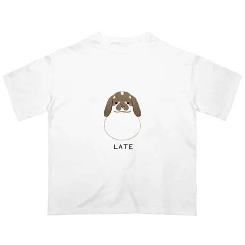 うさぎのLATEちゃん オーバーサイズTシャツ