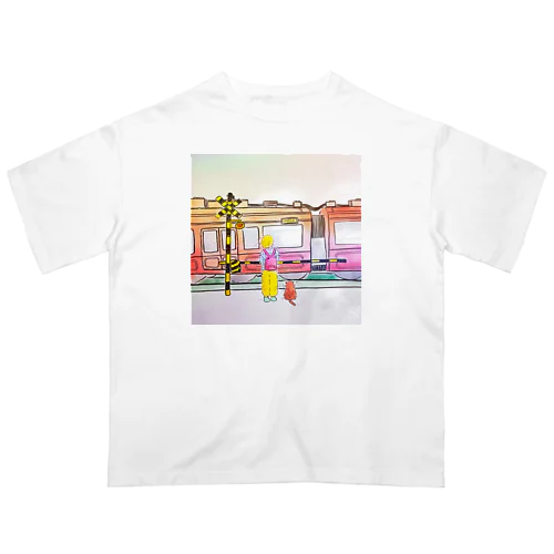 梅田のメランコリー オーバーサイズTシャツ
