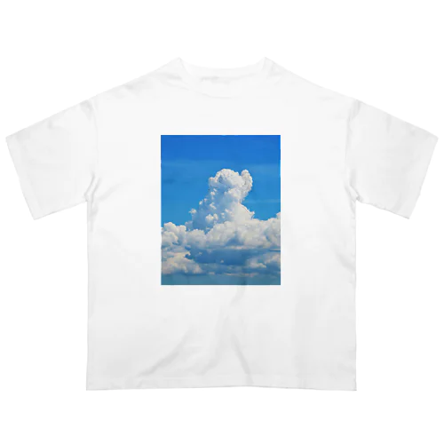 雲のポメラニアン オーバーサイズTシャツ