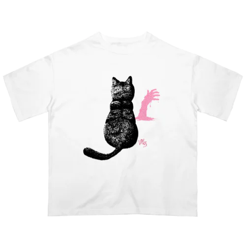 ゾンビと猫 オーバーサイズTシャツ