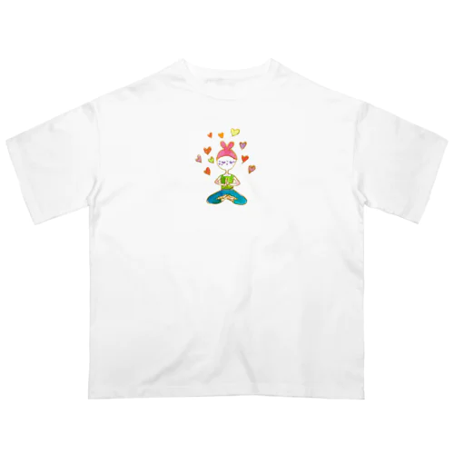 そばかすこちゃん with LOVE Oversized T-Shirt