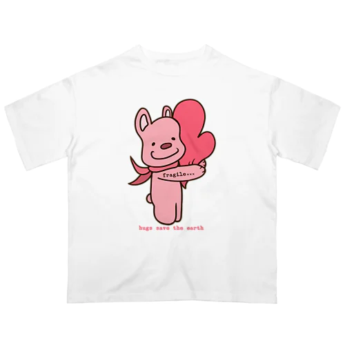 hugs save the earth オーバーサイズTシャツ