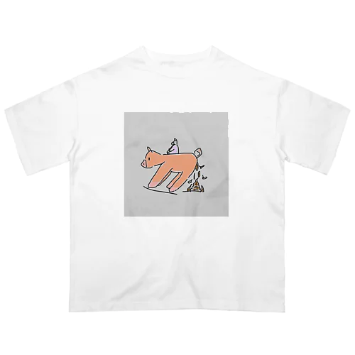 ぶりぶりぶーさん オーバーサイズTシャツ