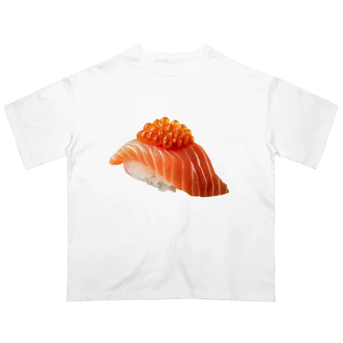 Luxurious salmon roe sushi 「贅沢ないくらサーモン寿司」  Oversized T-Shirt