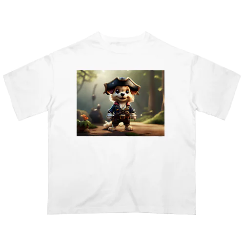 海賊の子犬 オーバーサイズTシャツ