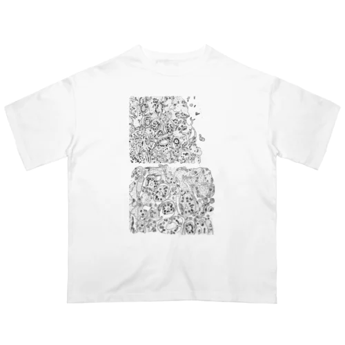 salivary glands. オーバーサイズTシャツ