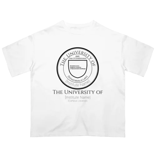 カレッジTシャツの「概念」 オーバーサイズTシャツ