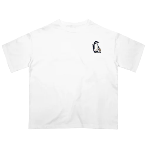 ペンギンズ　親子 Oversized T-Shirt