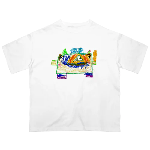 ふわふわくんと僕のオニ Oversized T-Shirt